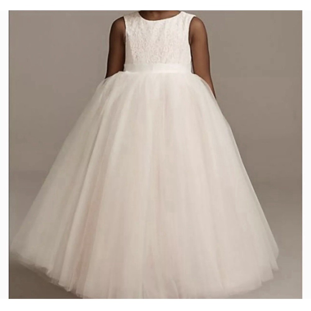 Davids Bridal flower girl‎ dress 12 Month